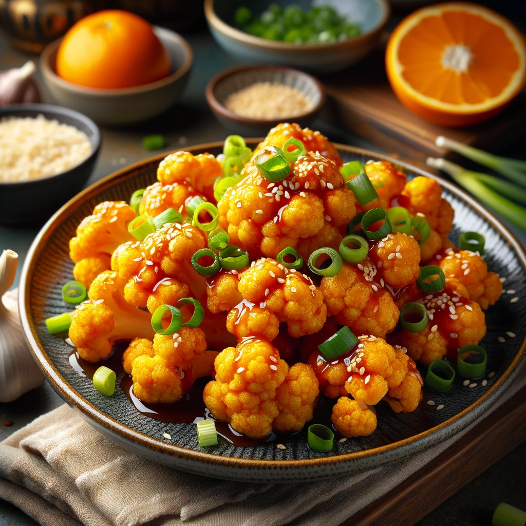 Crispy Orange Cauliflower
