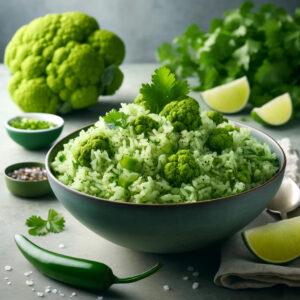 Spicy Cilantro Cauliflower Rice
